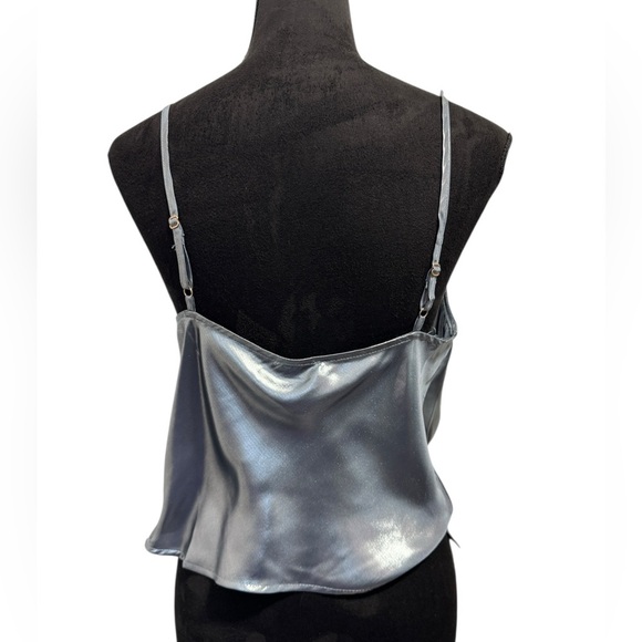 Intimately Free People Sunset Shimmer Woven Cami Silver - Picture 3 of 10